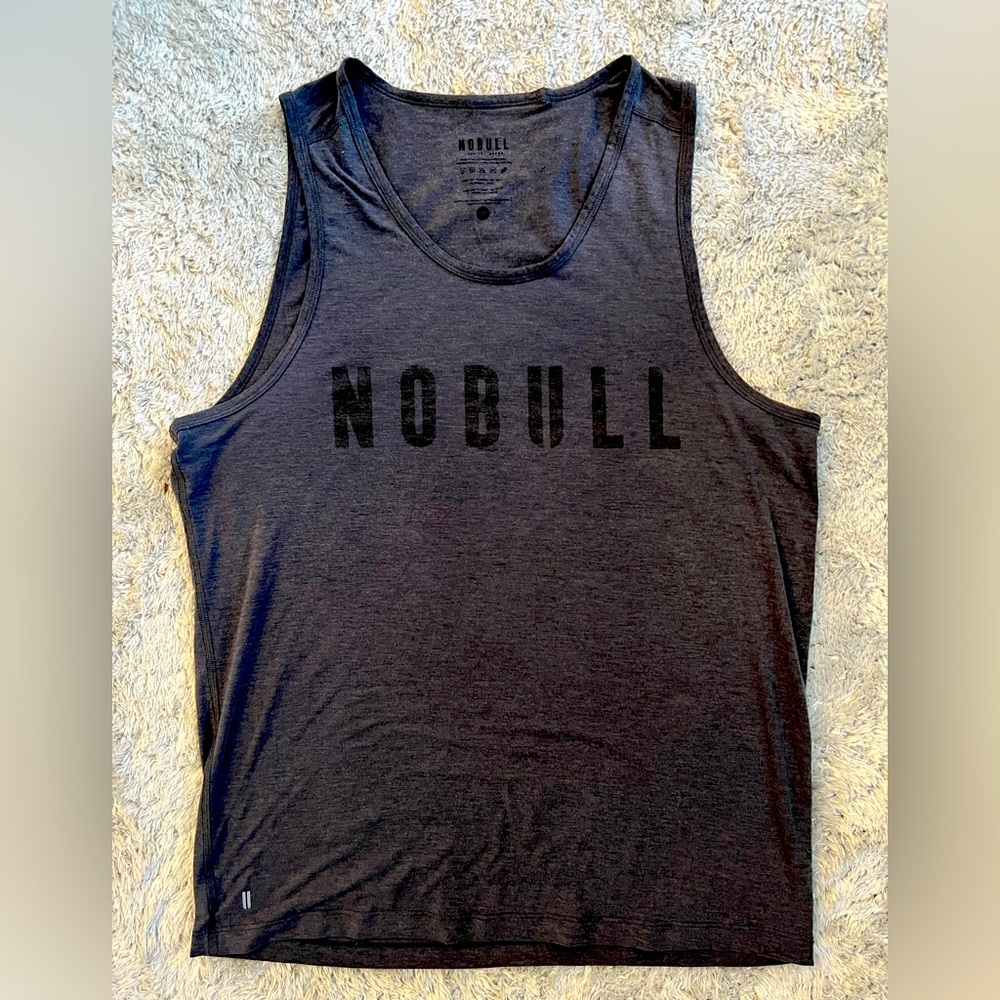 Mens No Bull gray tank top